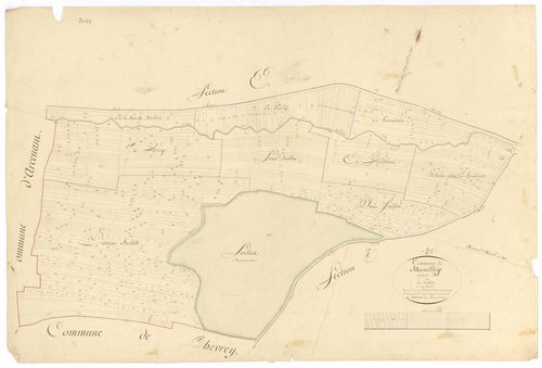 Meuilley - Section D - 3 P PLAN 408/11