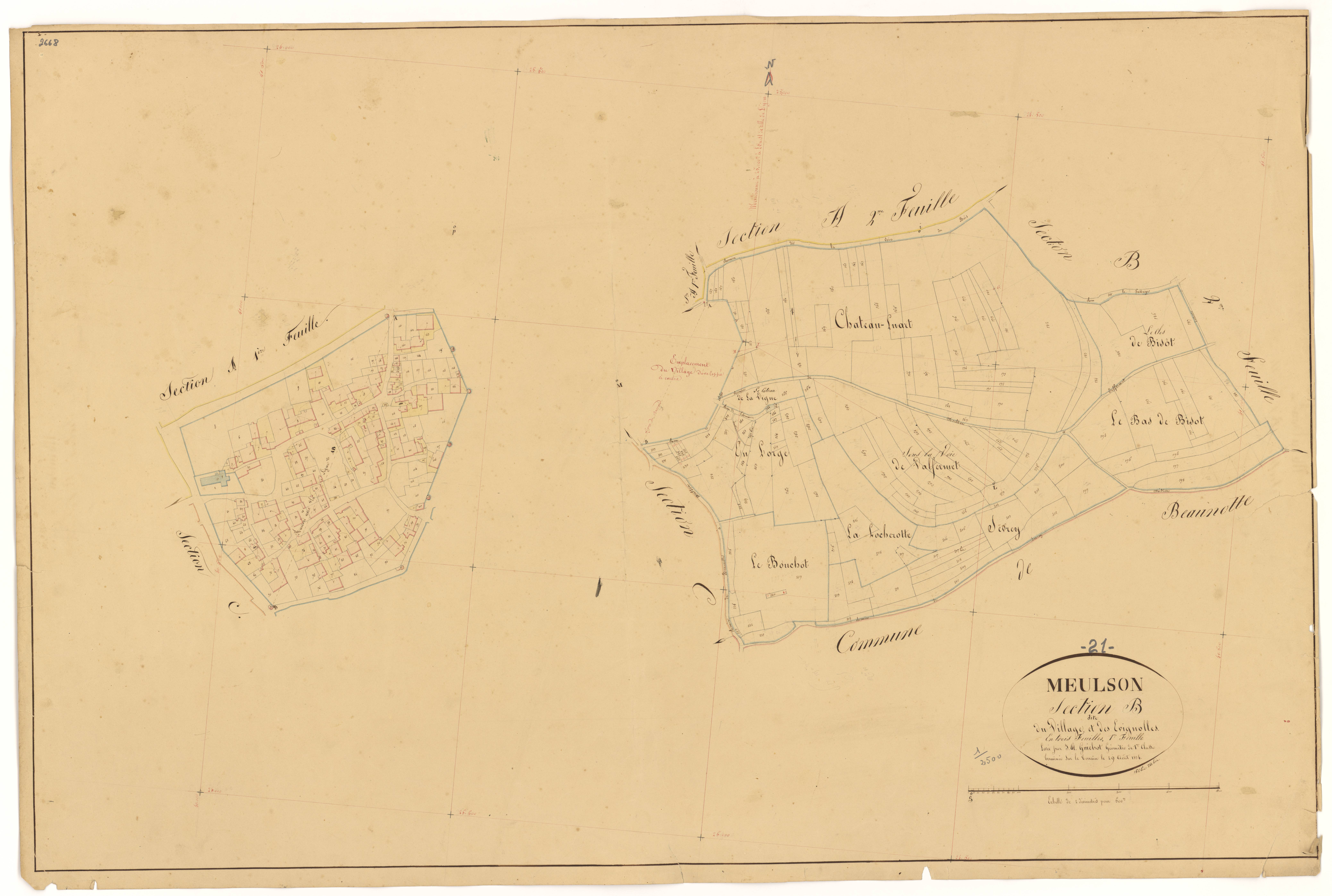 Meulson - Section B1 - 3 P PLAN 409/4