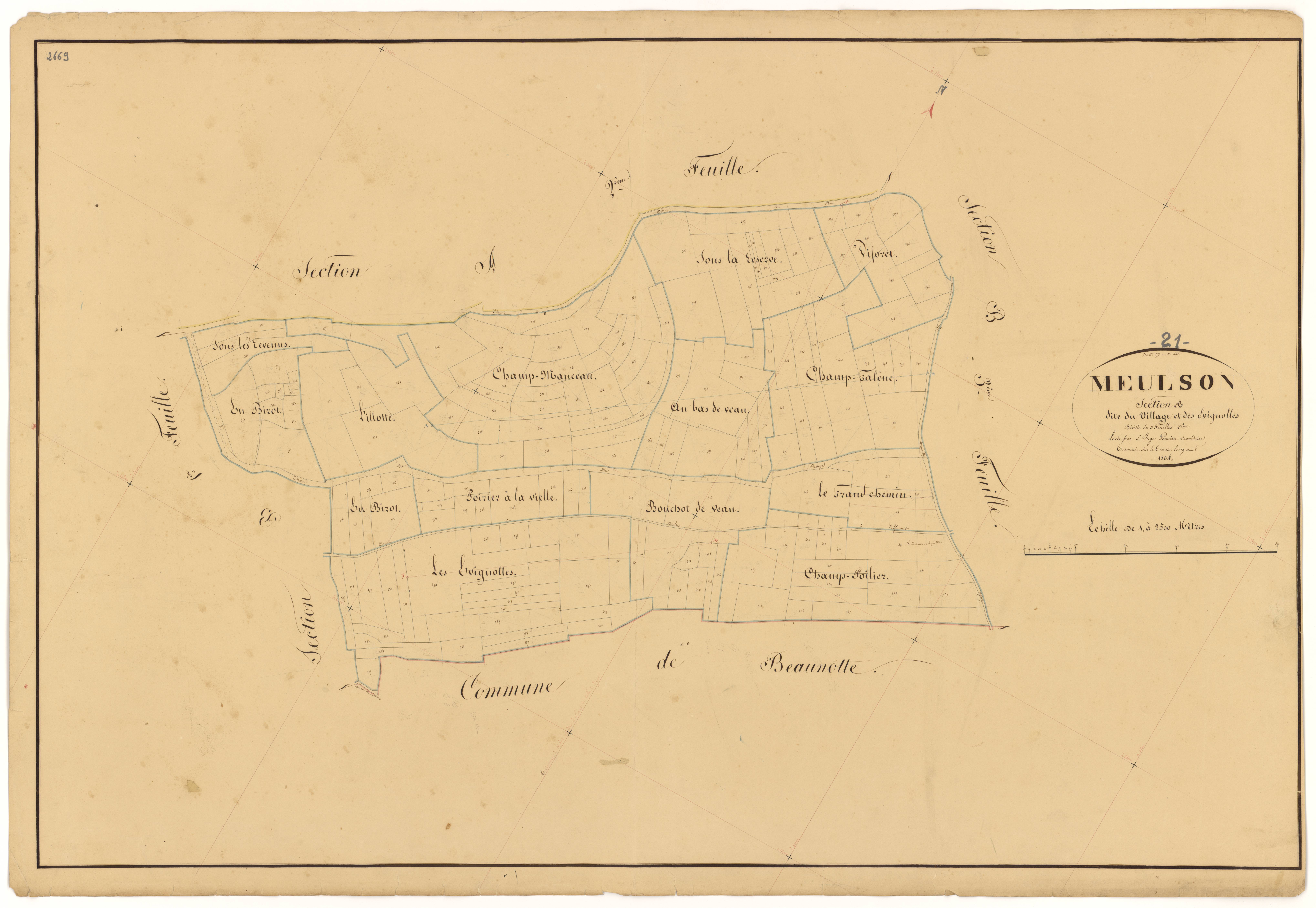 Meulson - Section B2 - 3 P PLAN 409/5