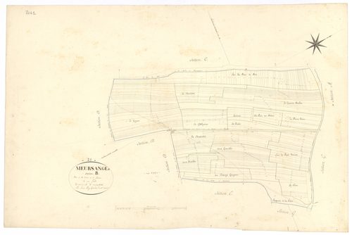 Meursanges - Section B - 3 P PLAN 410/3