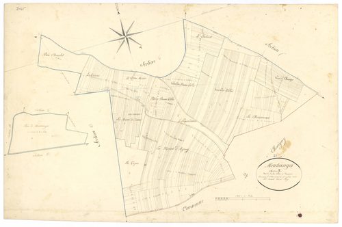Meursanges - Section E - 3 P PLAN 410/7