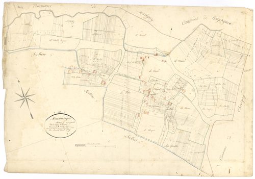 Meursanges - Section F - 3 P PLAN 410/8