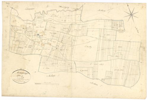 Meursanges - Section G - 3 P PLAN 410/9