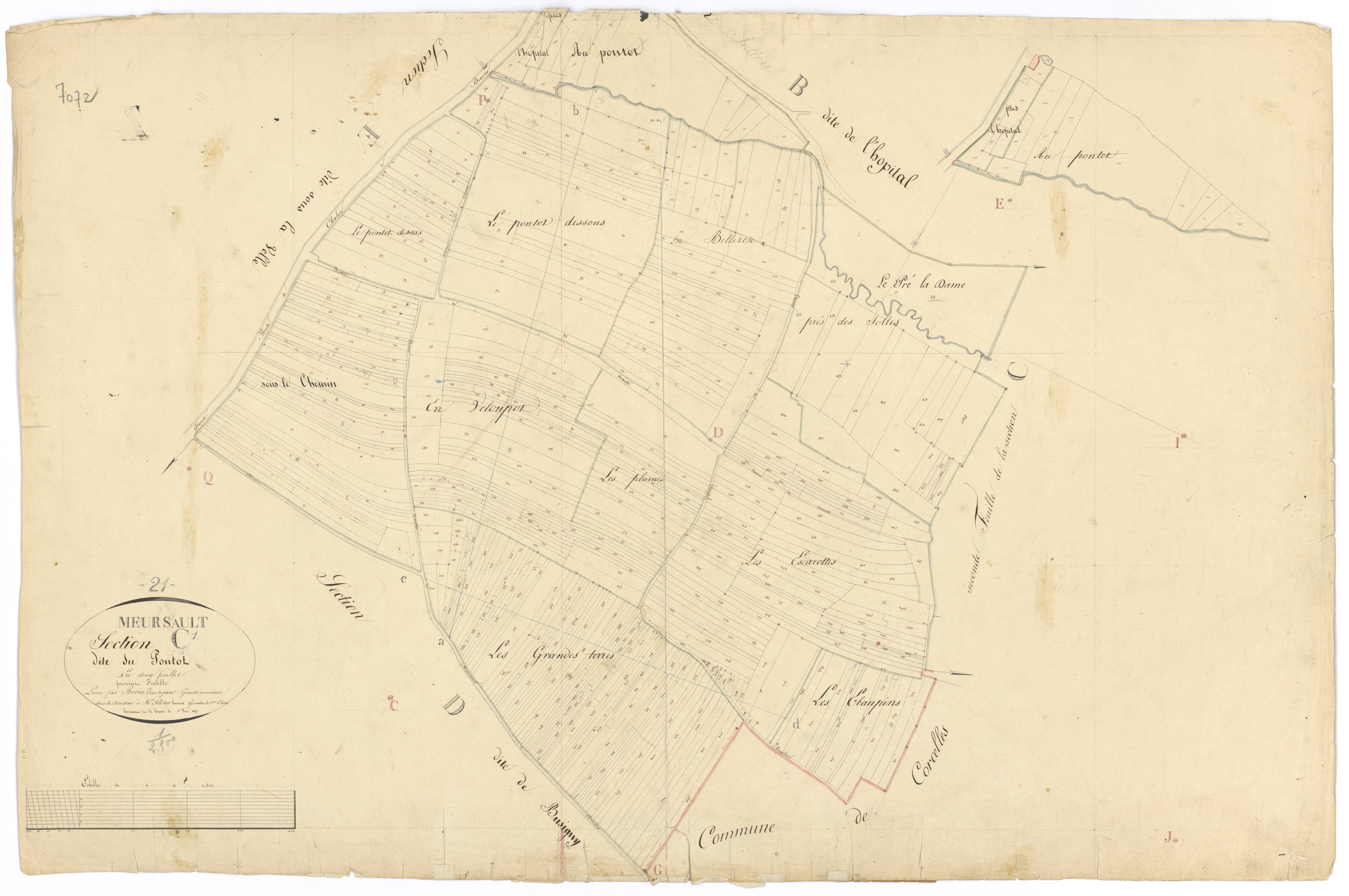Meursault - Section C1 - 3 P PLAN 411/5