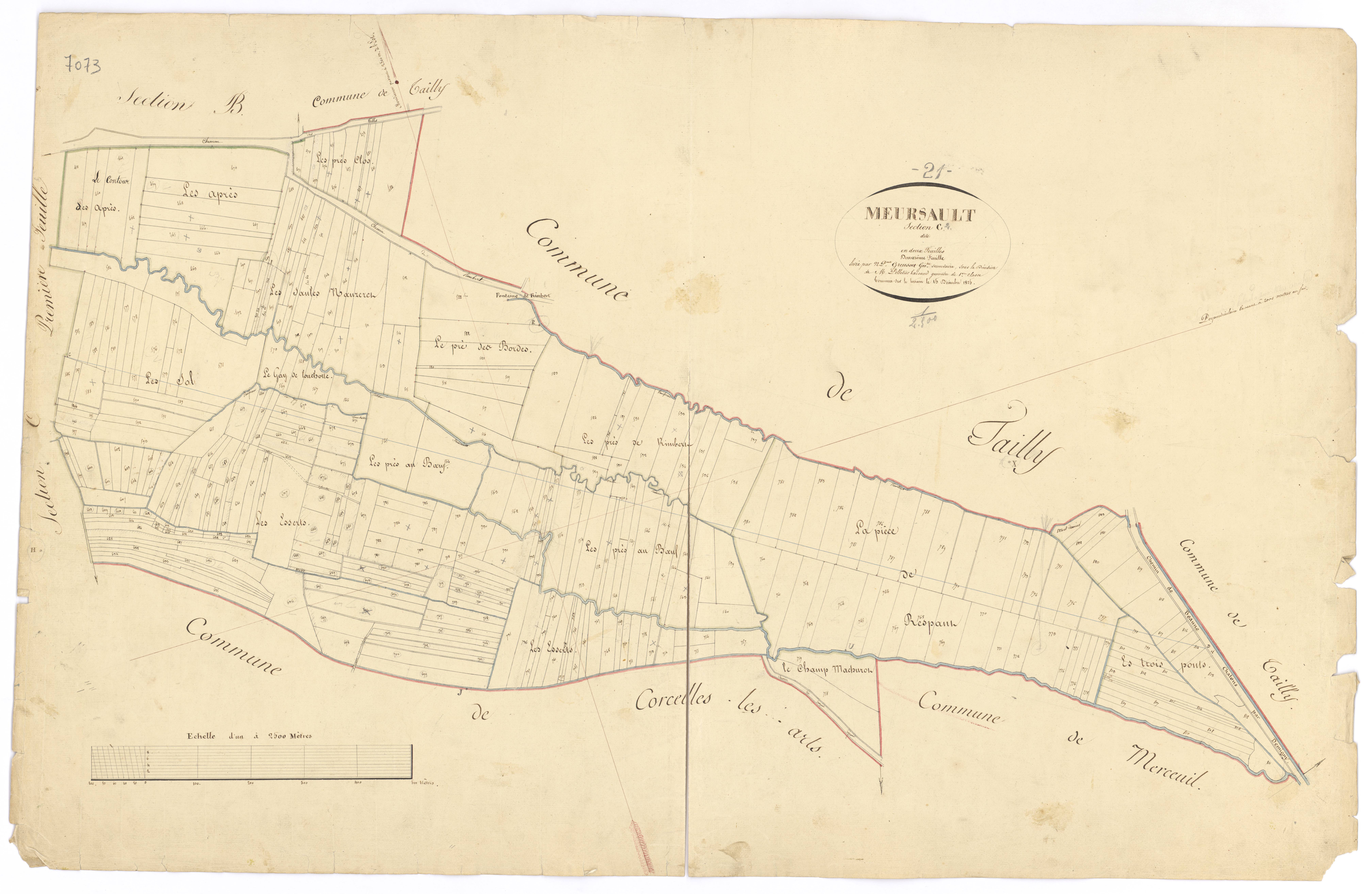 Meursault - Section C2 - 3 P PLAN 411/6