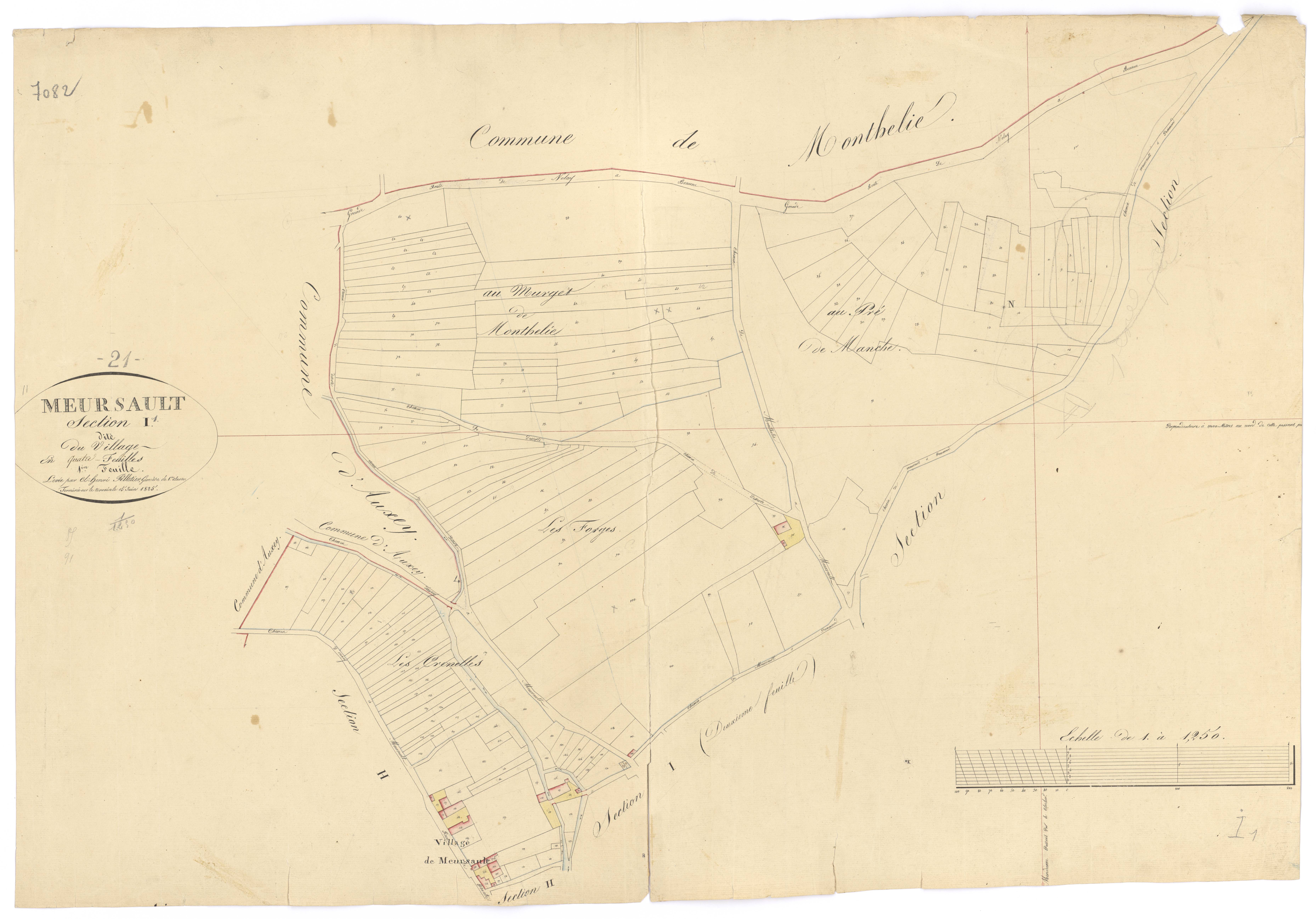 Meursault - Section I1 - 3 P PLAN 411/15