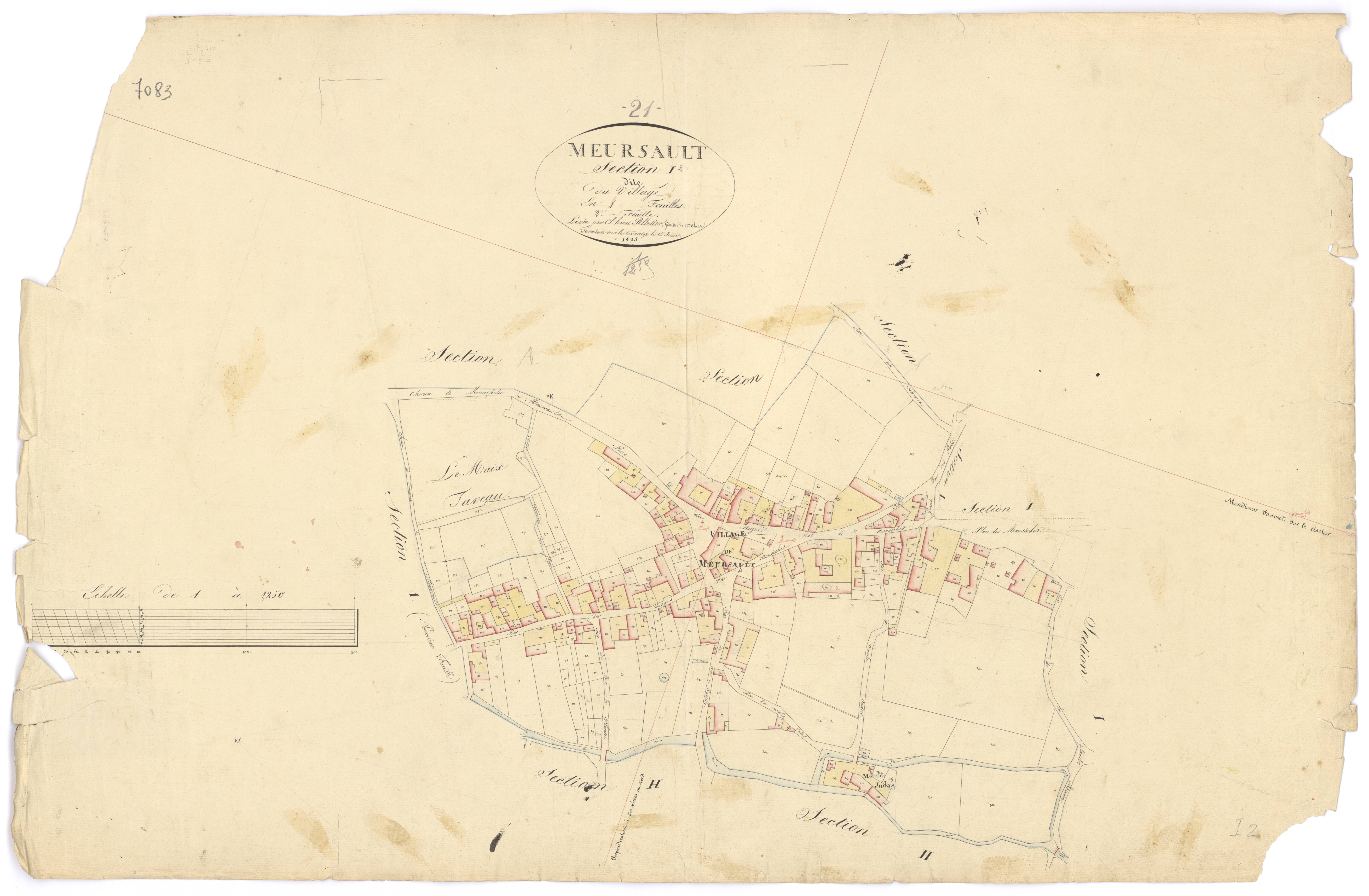 Meursault - Section I2 - 3 P PLAN 411/16