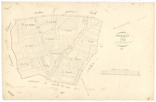 Meursault - Section D - 3 P PLAN 411/7
