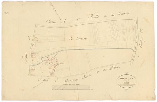 Meursault - Section E1 - 3 P PLAN 411/8