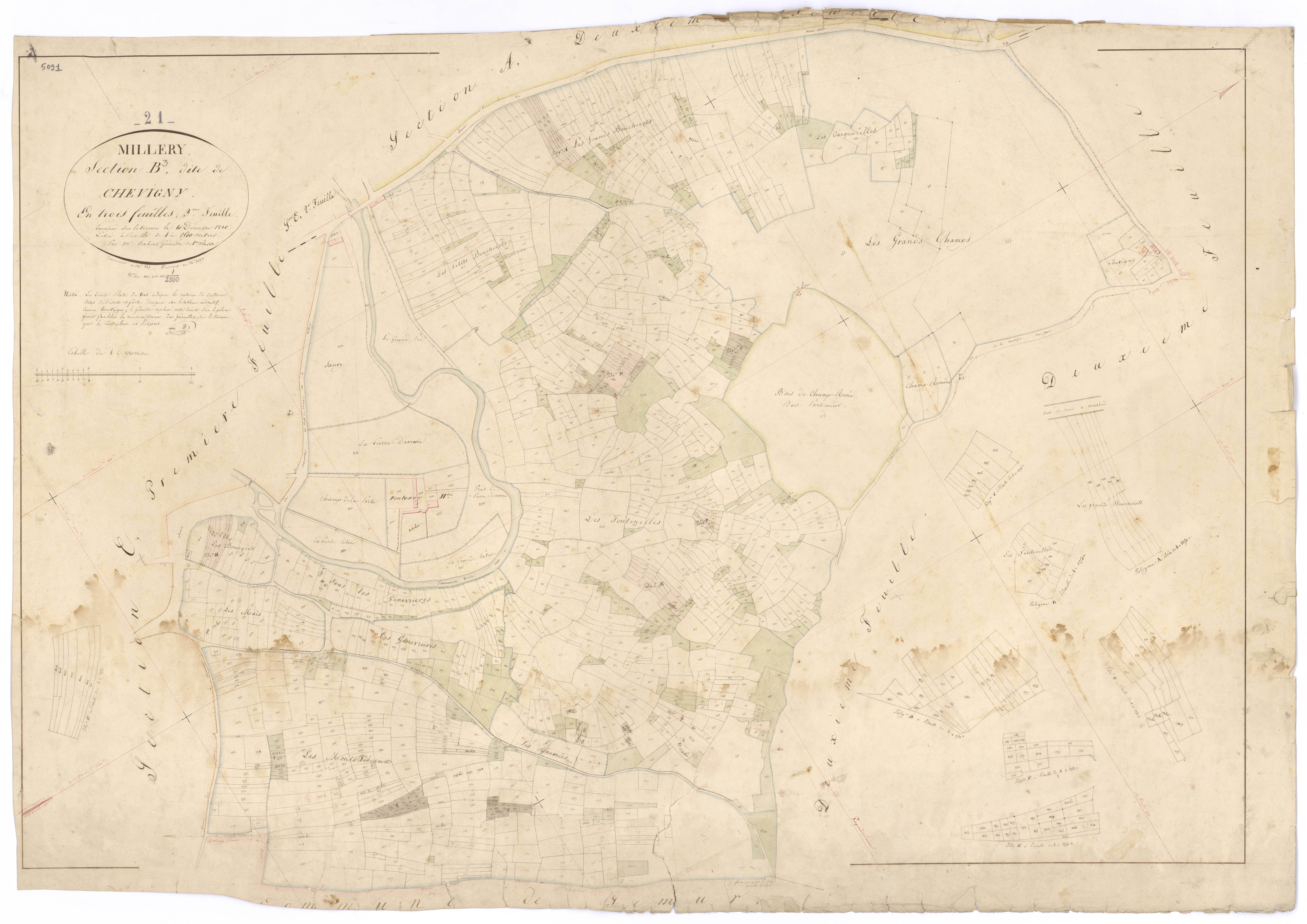 Millery - Section B3 - 3 P PLAN 412/6