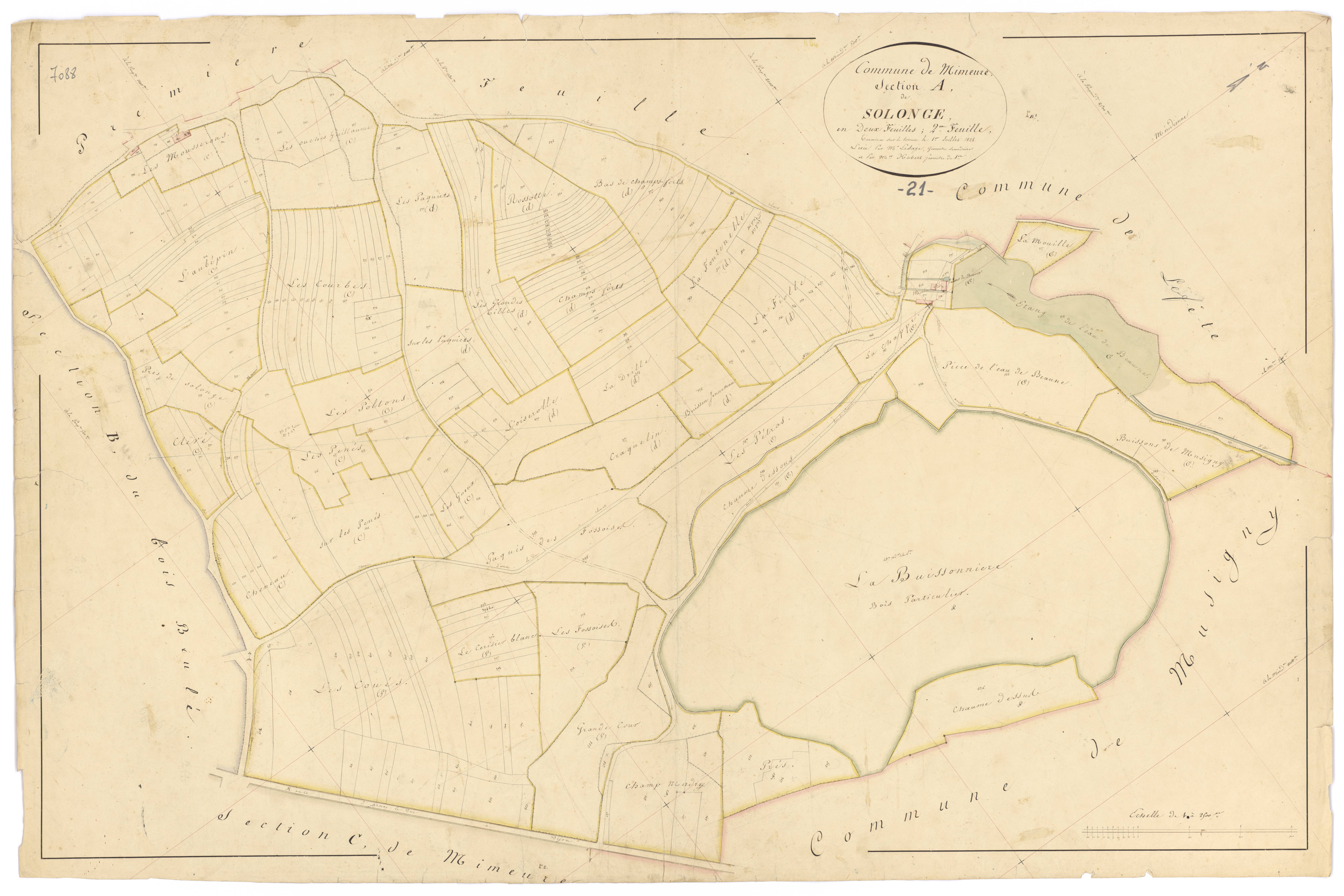 Mimeure - Section A2 - 3 P PLAN 413/3