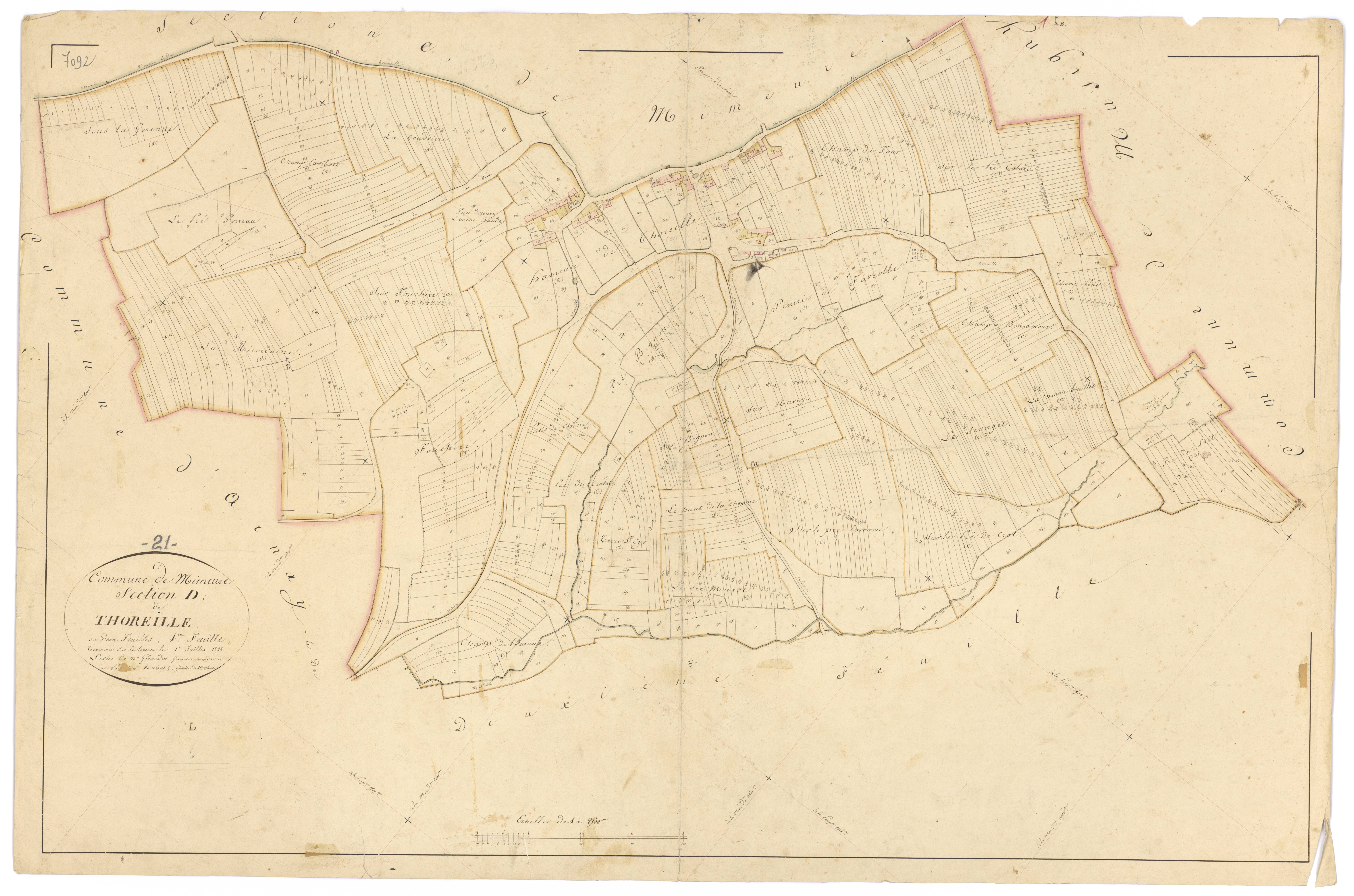Mimeure - Section D1 - 3 P PLAN 413/7