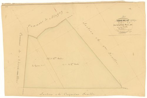 Mirebeau-sur-Bèze - Section A1 - 3 P PLAN 415/3