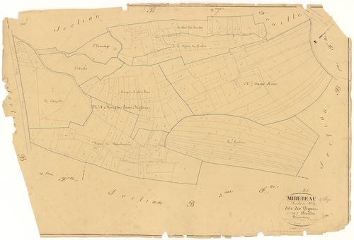 Mirebeau-sur-Bèze - Section B3 - 3 P PLAN 415/11