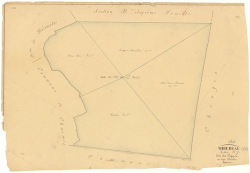 Mirebeau-sur-Bèze - Section B7 - 3 P PLAN 415/15