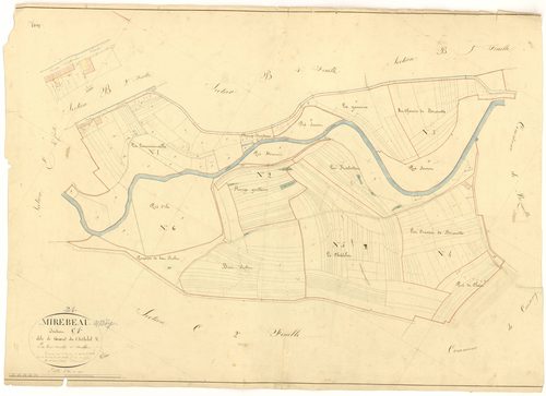 Mirebeau-sur-Bèze - Section C1 - 3 P PLAN 415/17