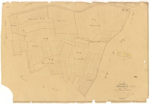 Mirebeau-sur-Bèze - Section C2 - 3 P PLAN 415/18