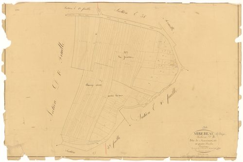 Mirebeau-sur-Bèze - Section D2 - 3 P PLAN 415/22