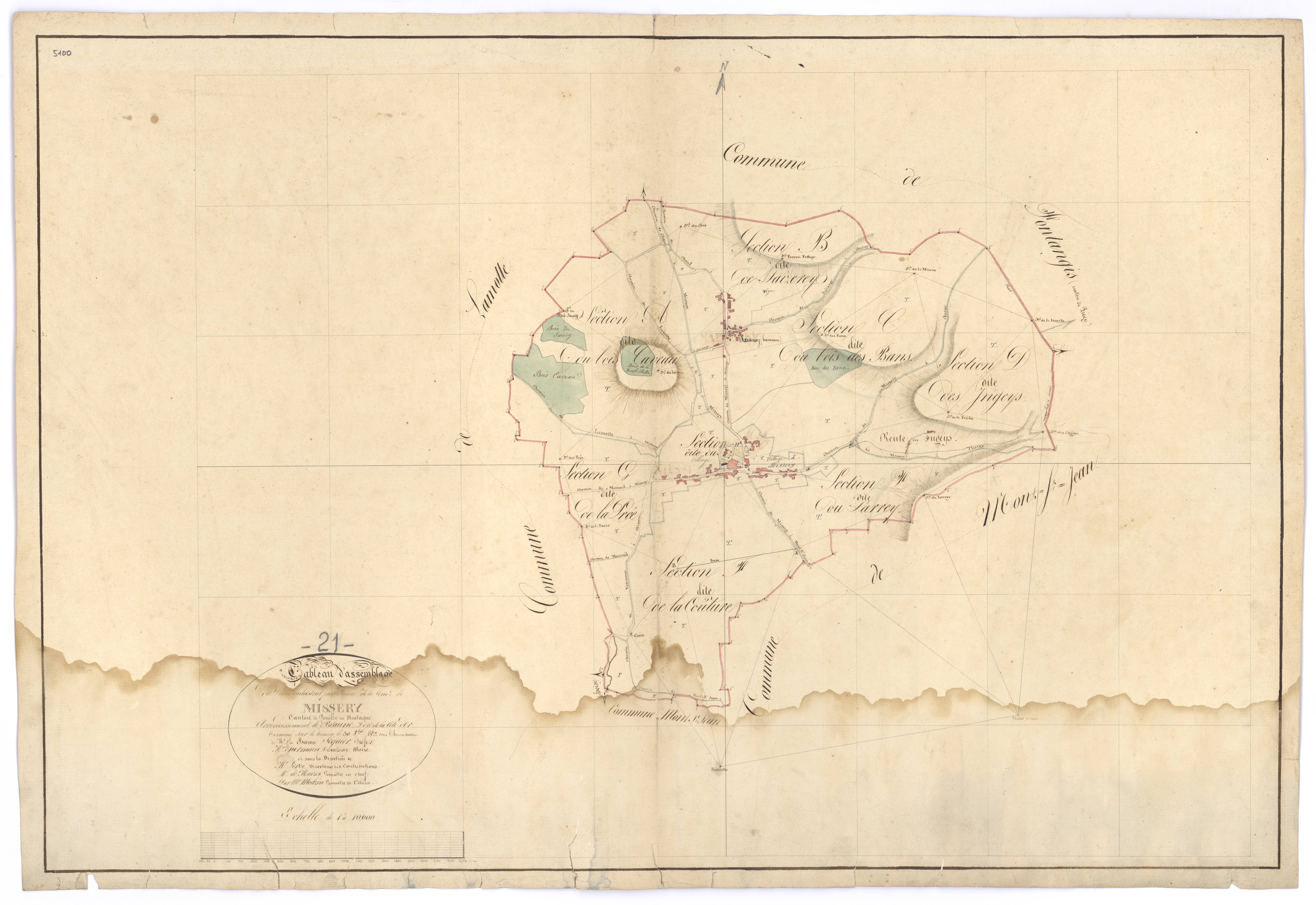 Missery - Tableau d'assemblage - 3 P PLAN 416/1