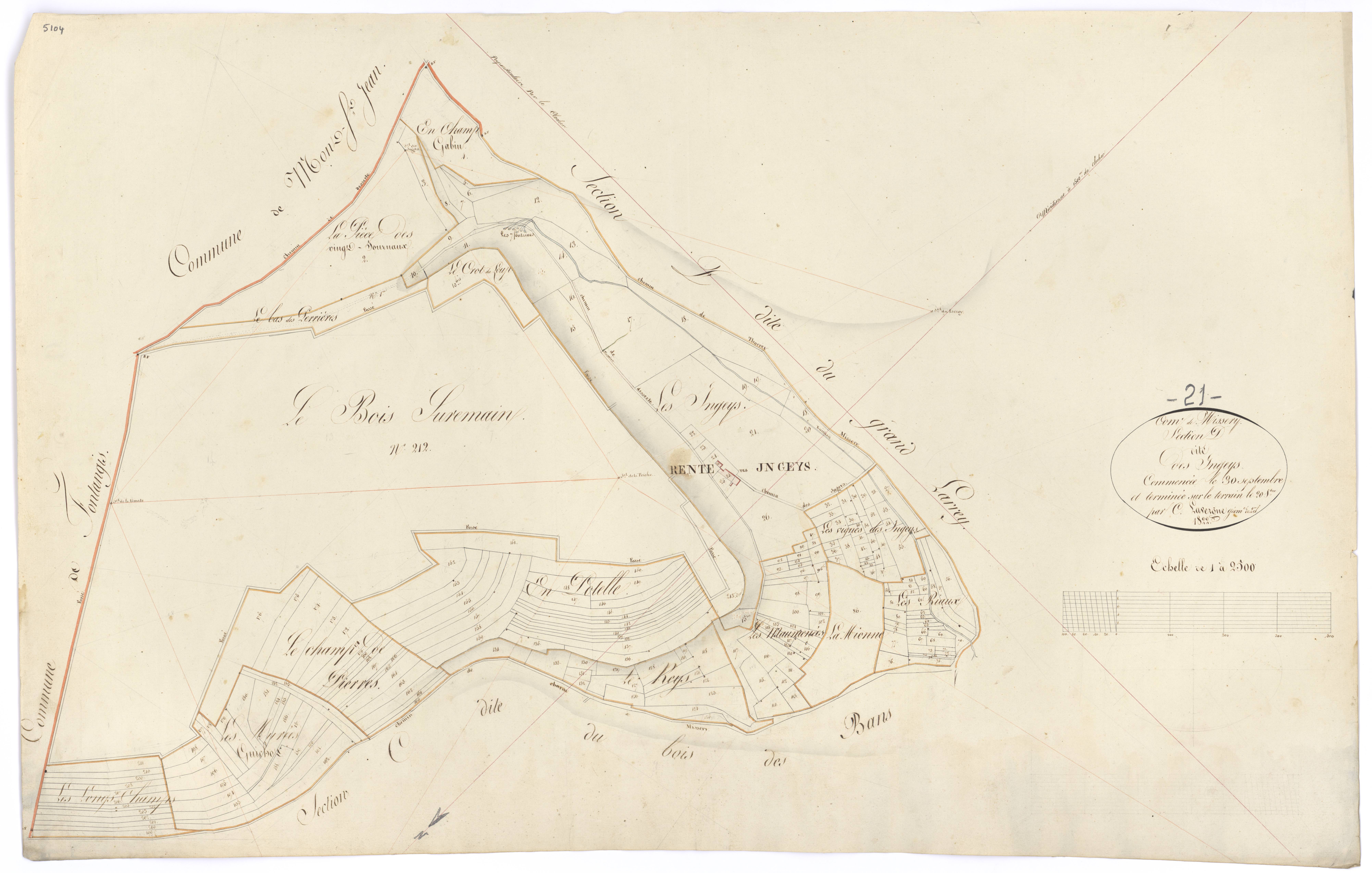 Missery - Section D - 3 P PLAN 416/5