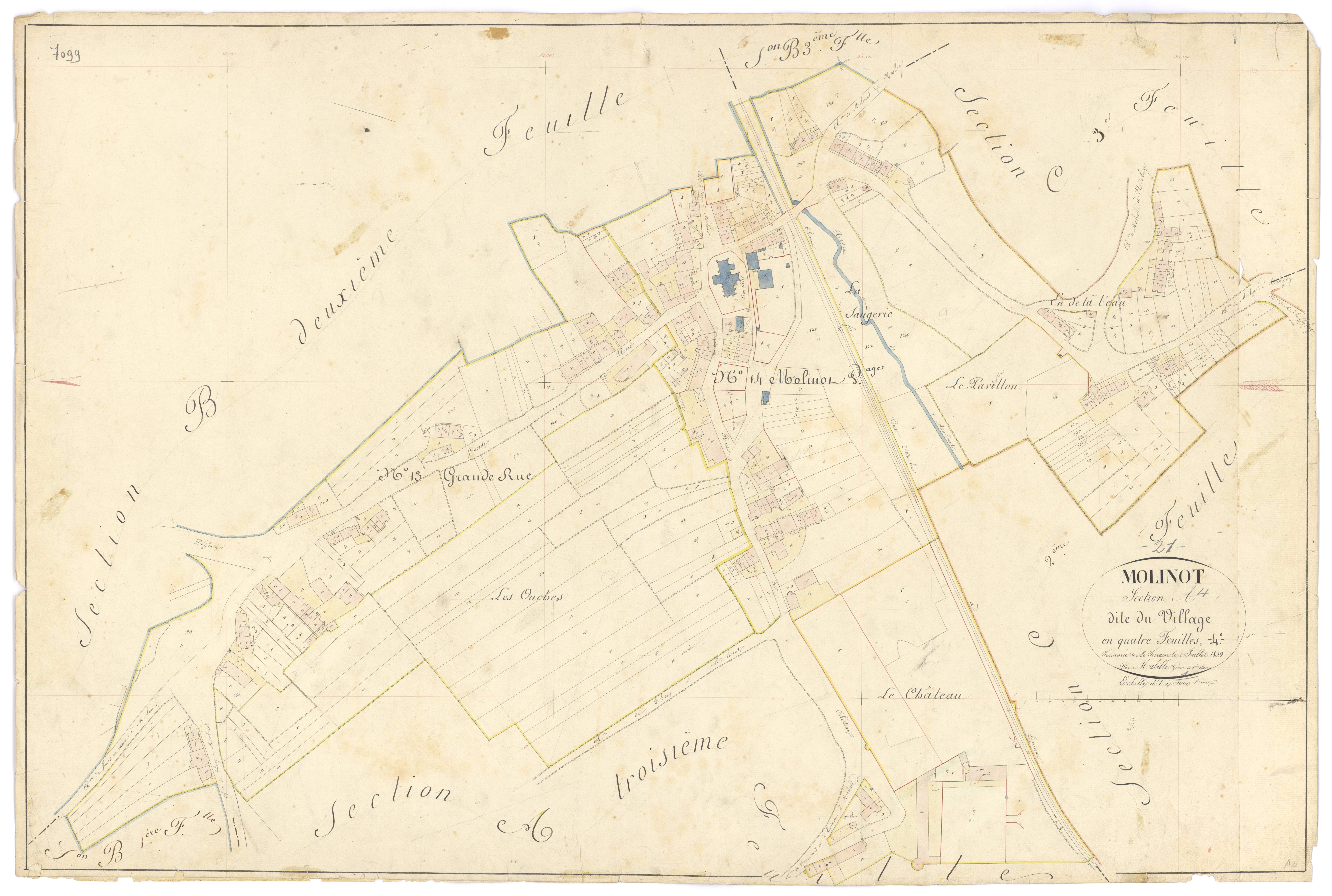 Molinot - Section A4 - 3 P PLAN 419/6