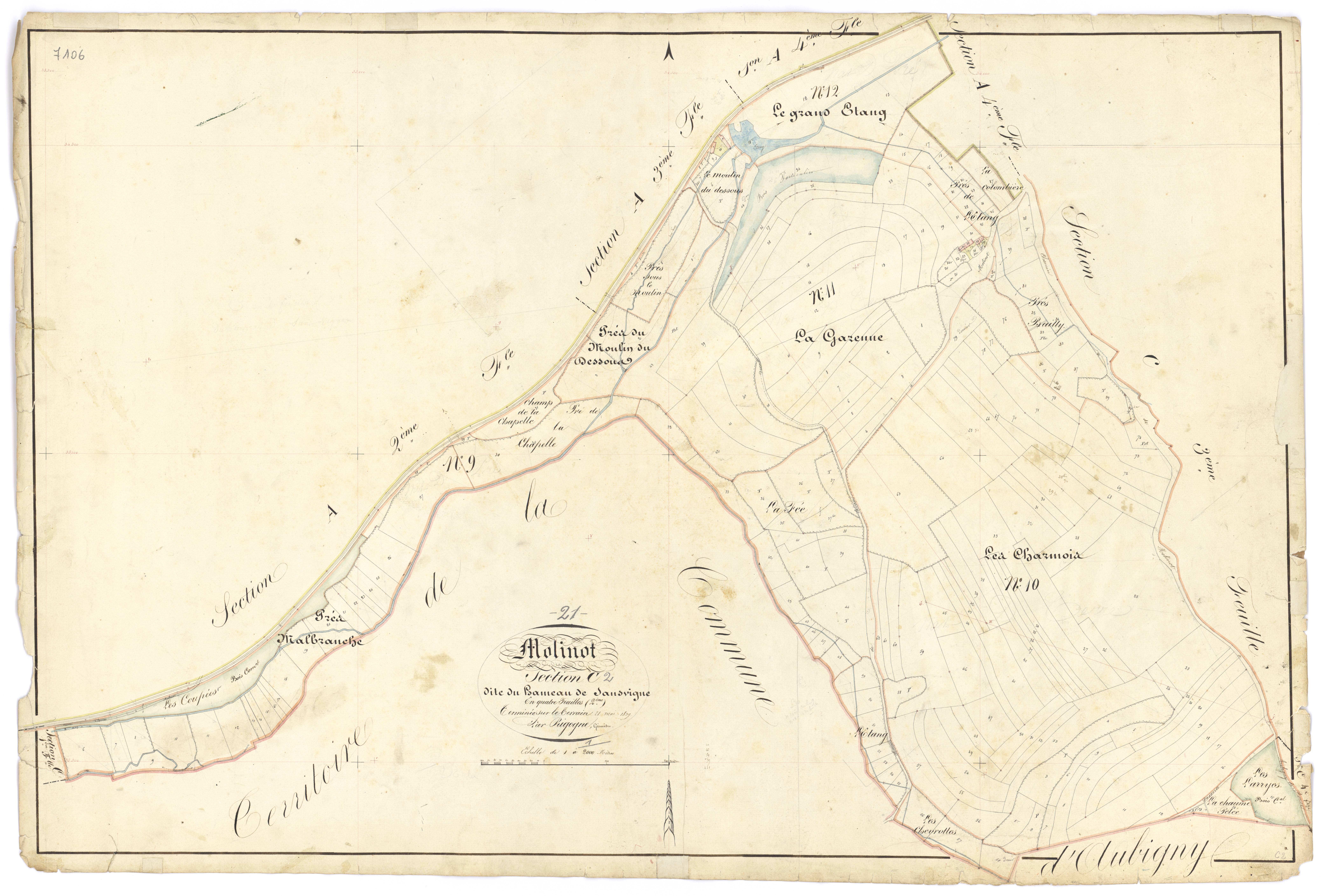 Molinot - Section C2 - 3 P PLAN 419/13