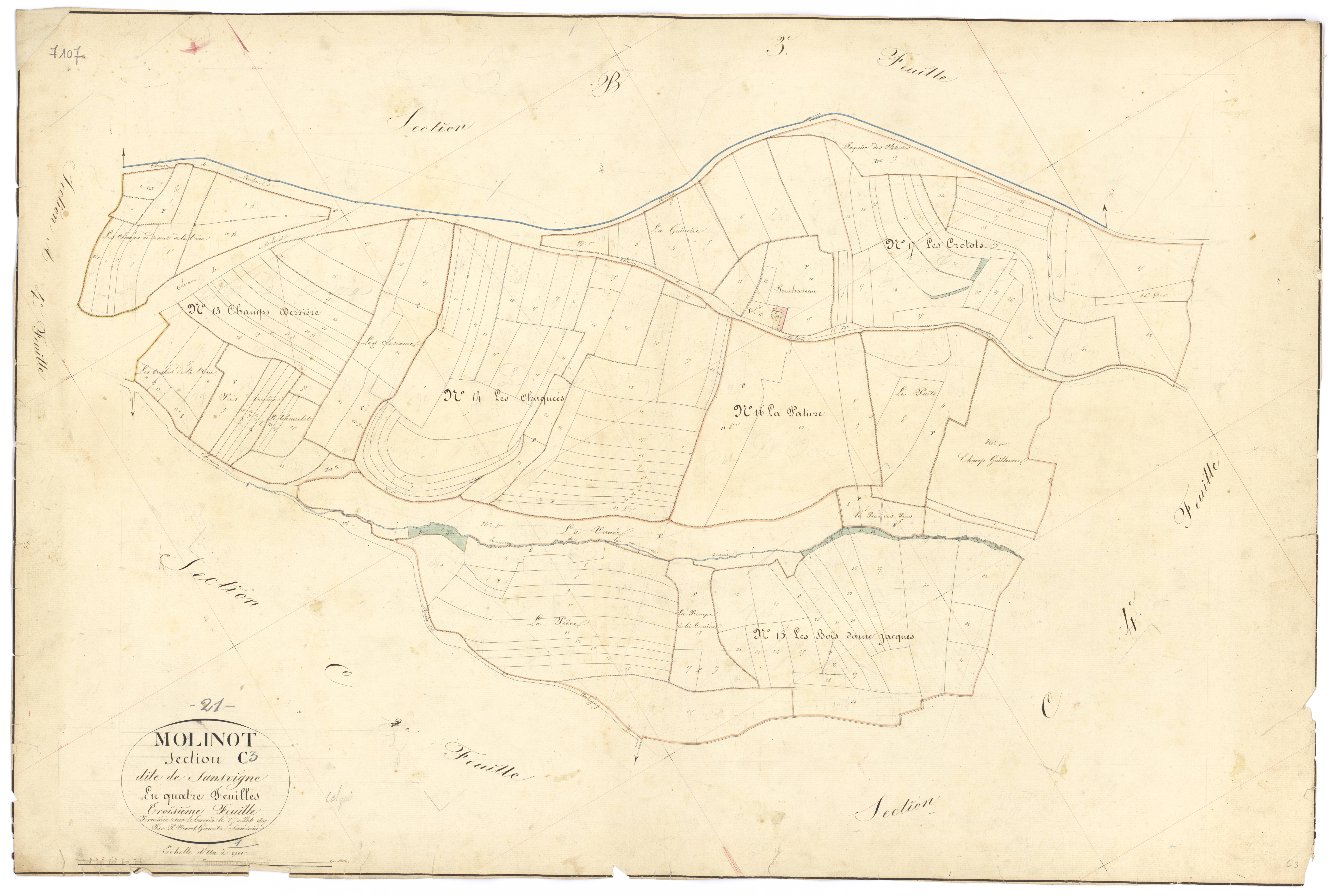 Molinot - Section C3 - 3 P PLAN 419/14