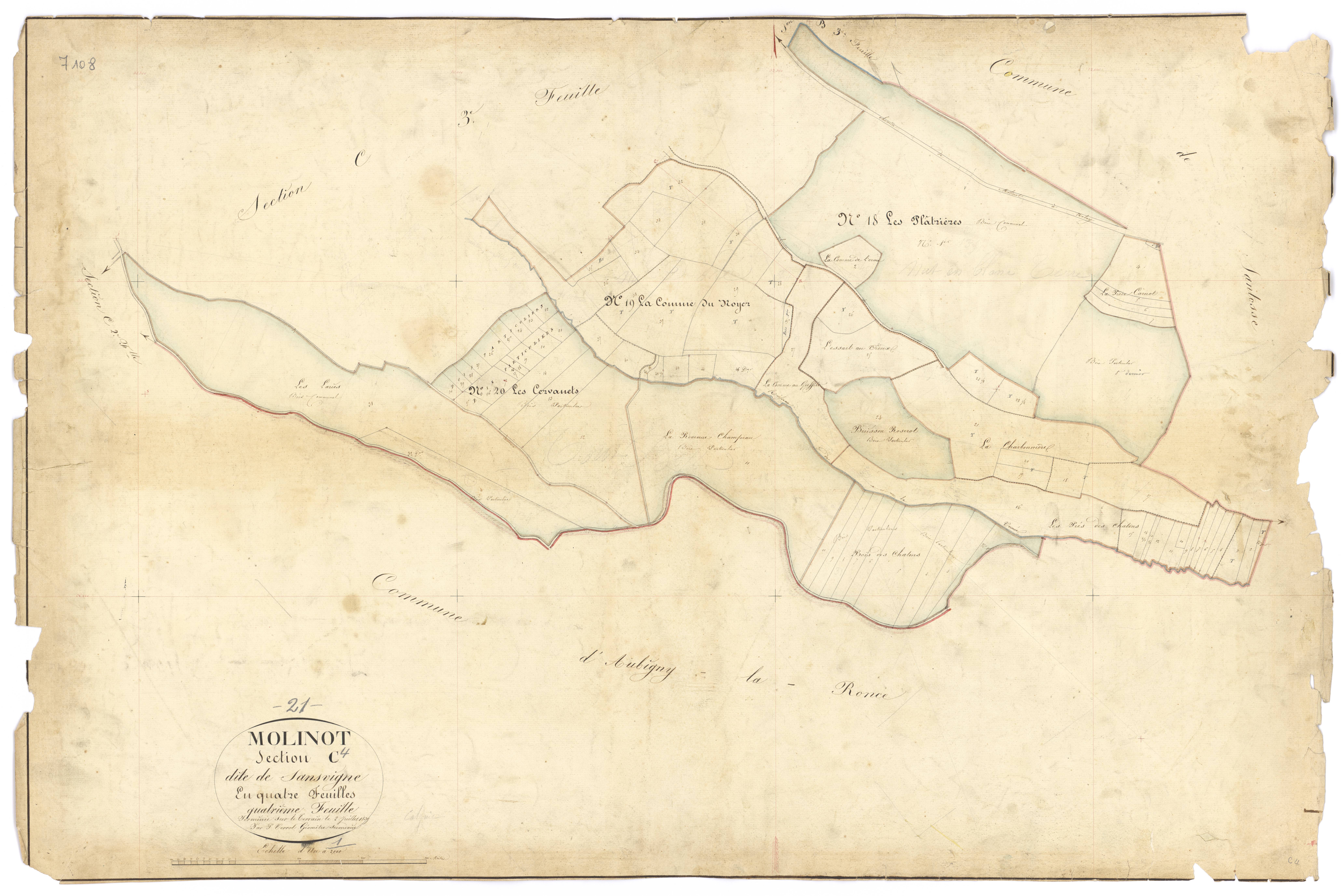 Molinot - Section C4 - 3 P PLAN 419/15