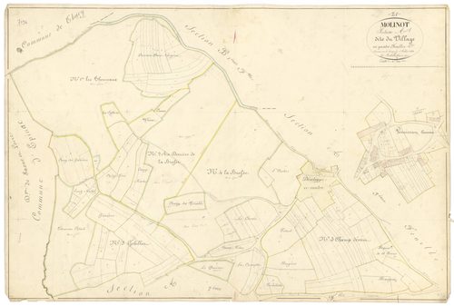 Molinot - Section A1 - 3 P PLAN 419/3
