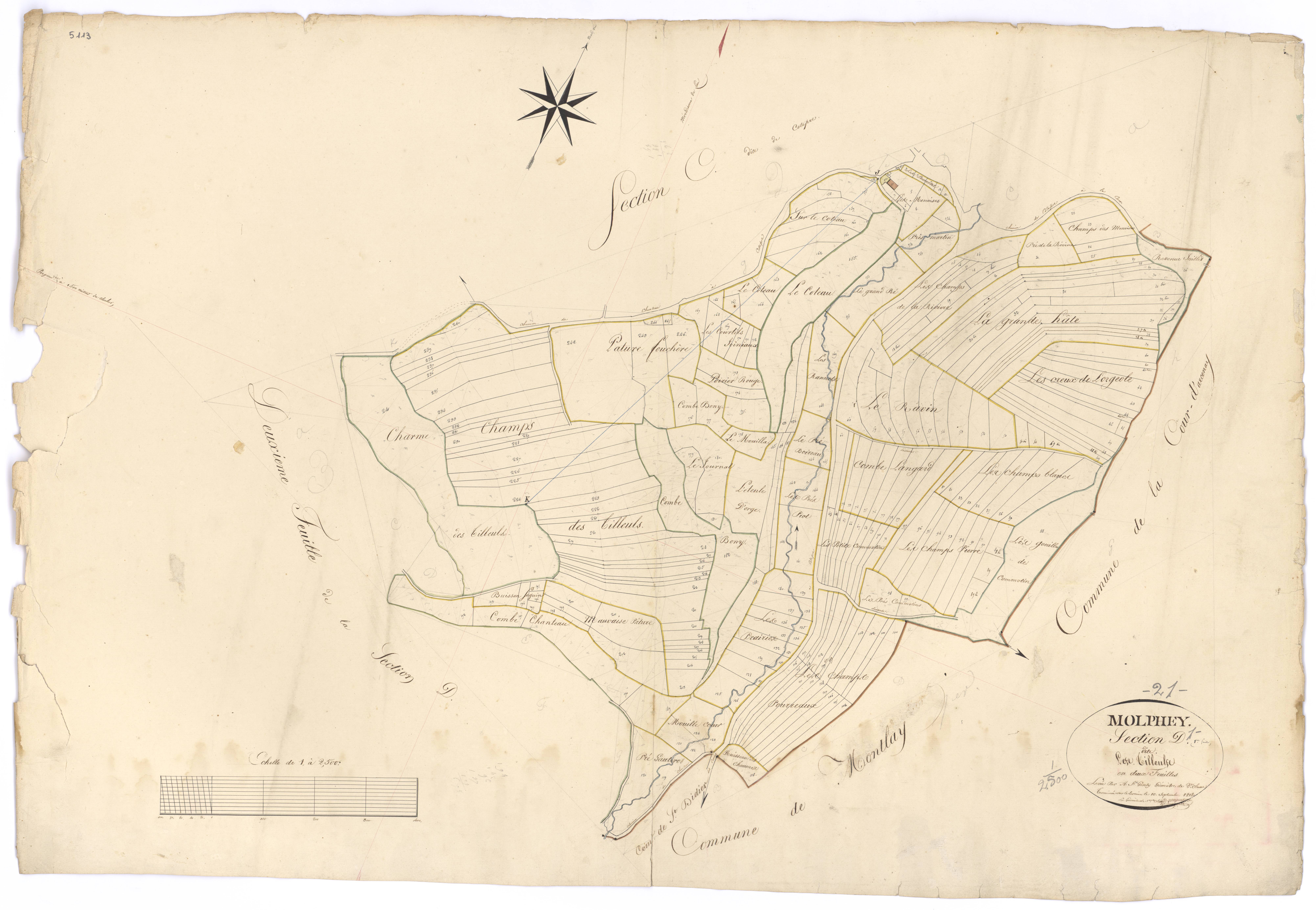 Molphey - Section D1 - 3 P PLAN 421/5