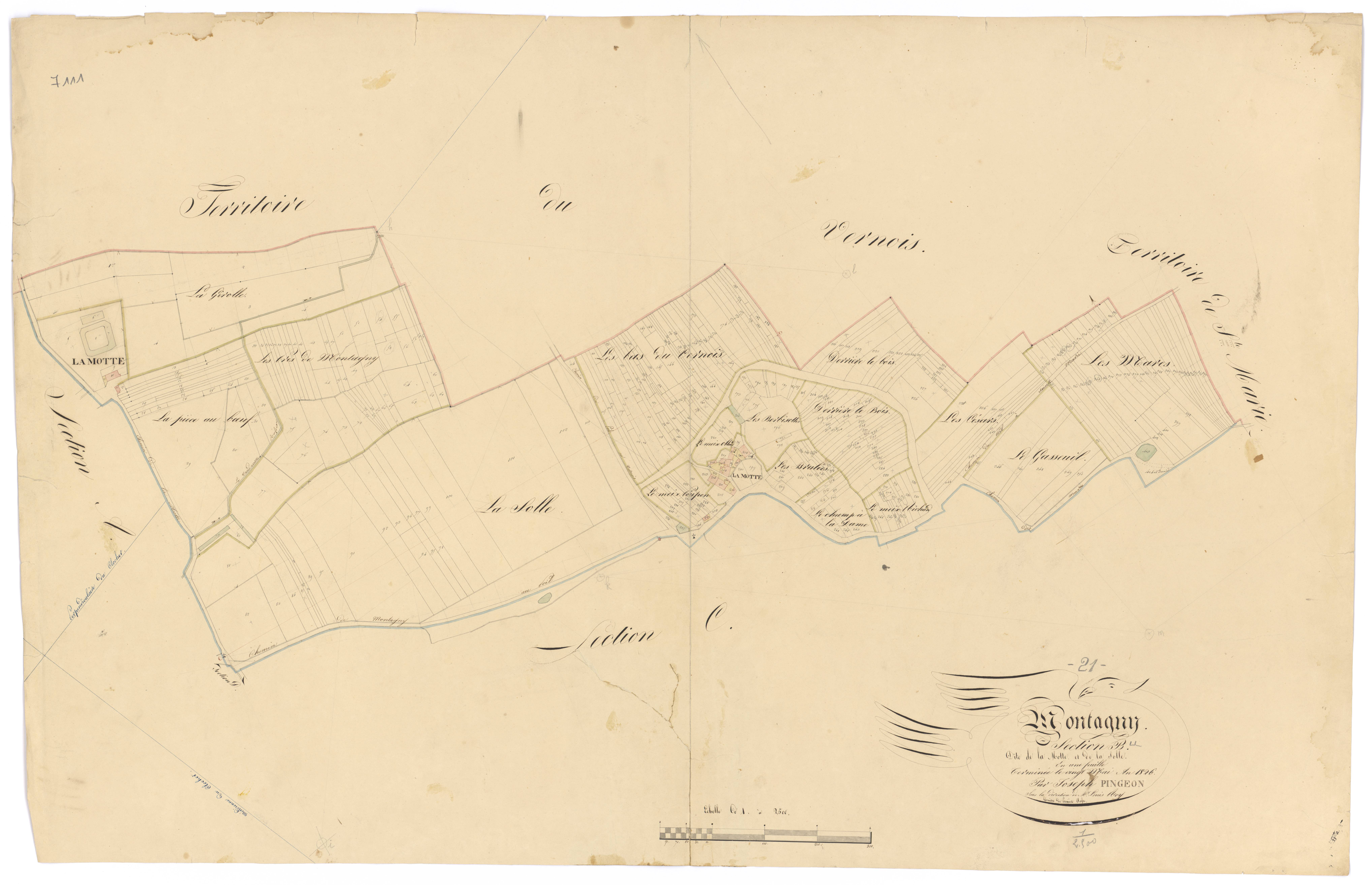 Montagny-lès-Beaune - Section B - 3 P PLAN 422/3