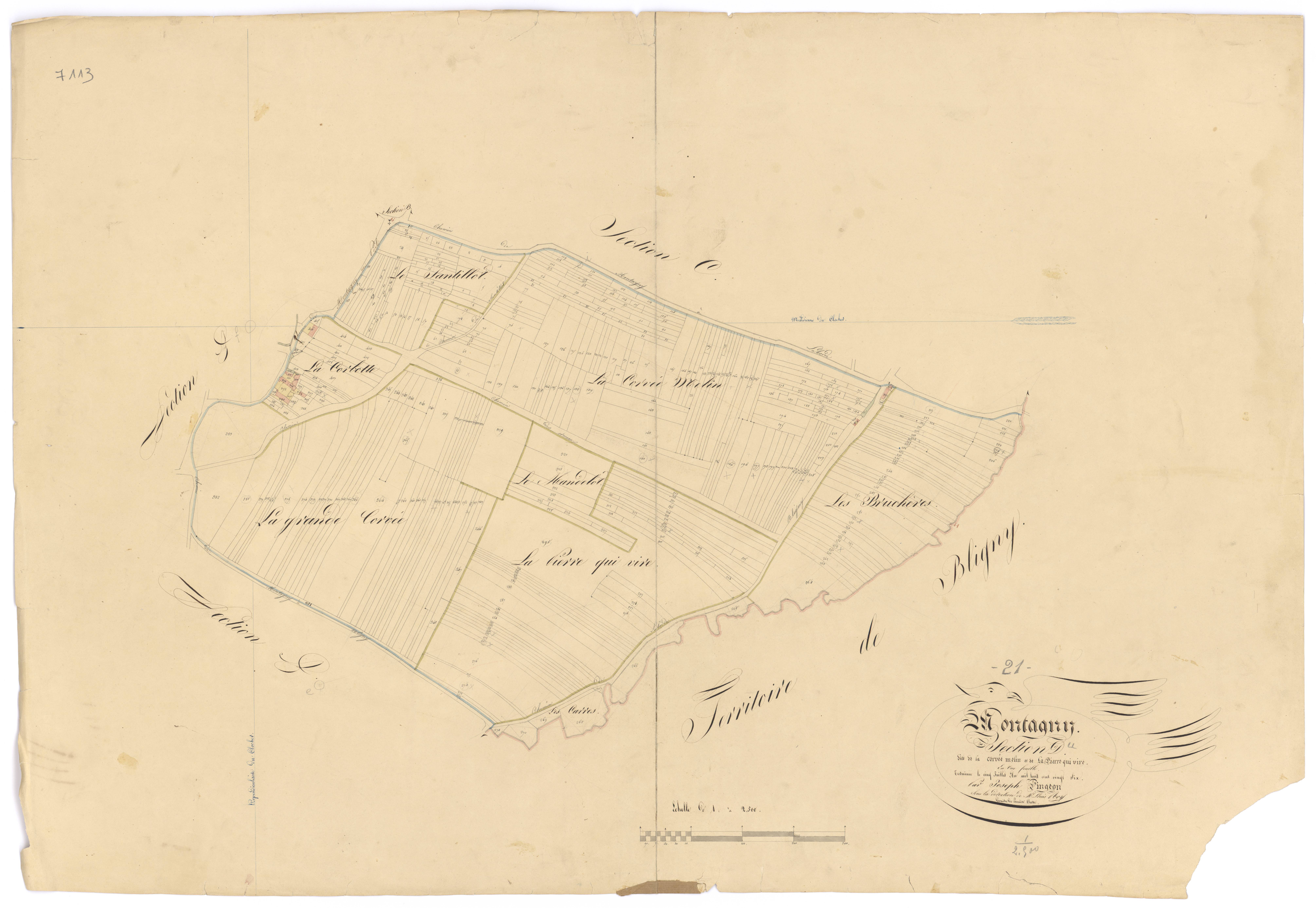 Montagny-lès-Beaune - Section D - 3 P PLAN 422/5