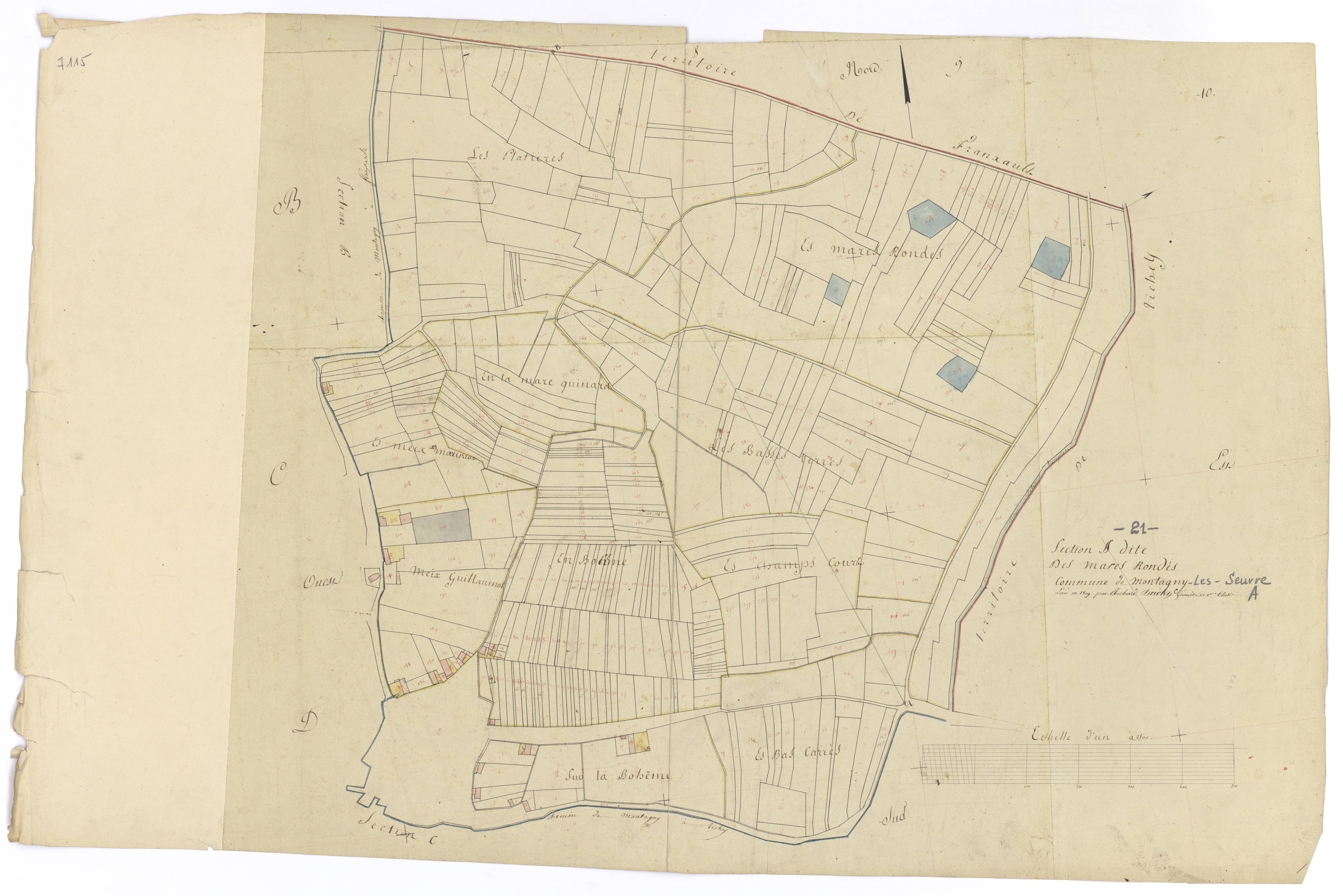 Montagny-lès-Seurre - Section A - 3 P PLAN 423/2