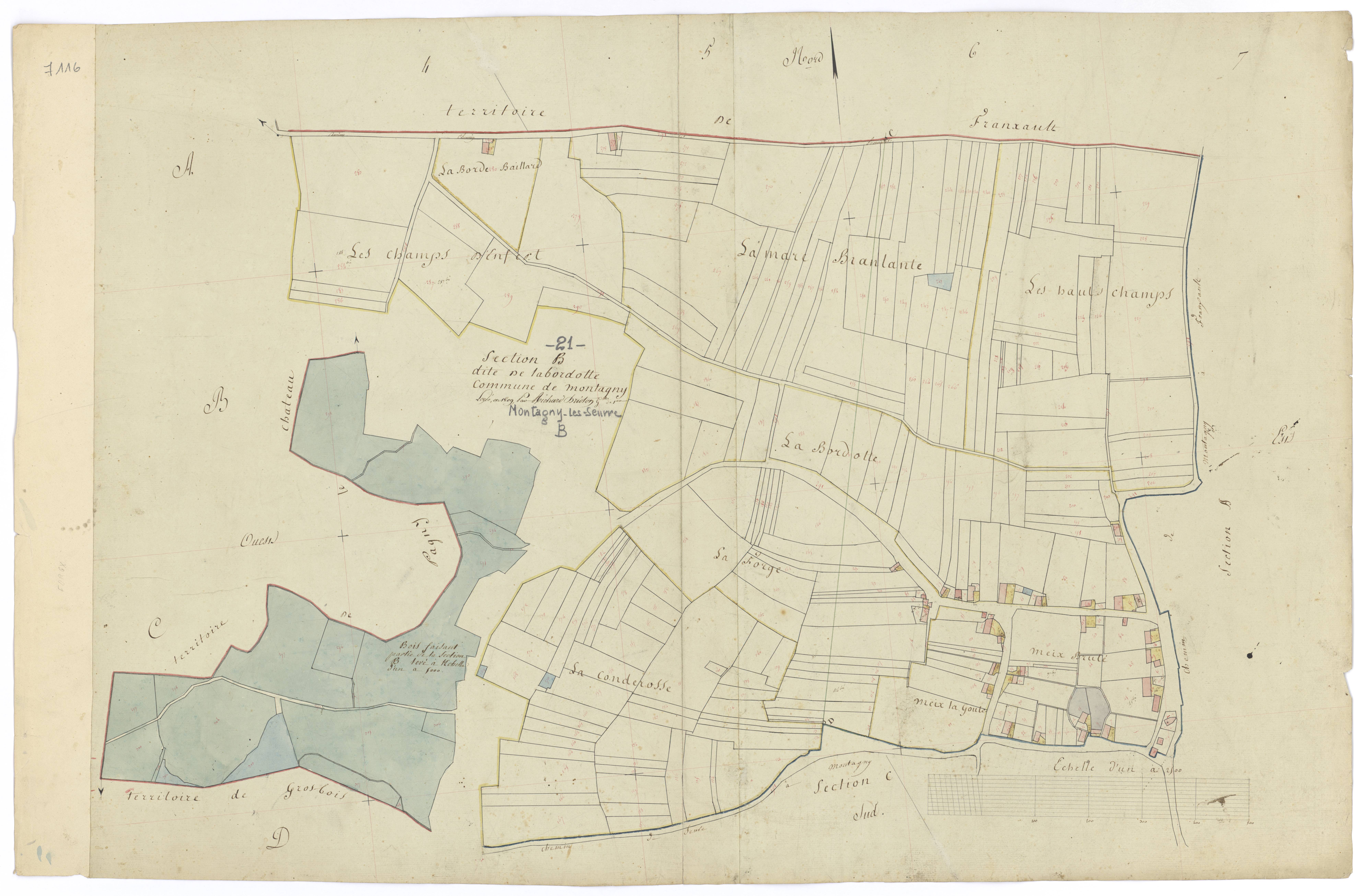 Montagny-lès-Seurre - Section B - 3 P PLAN 423/3