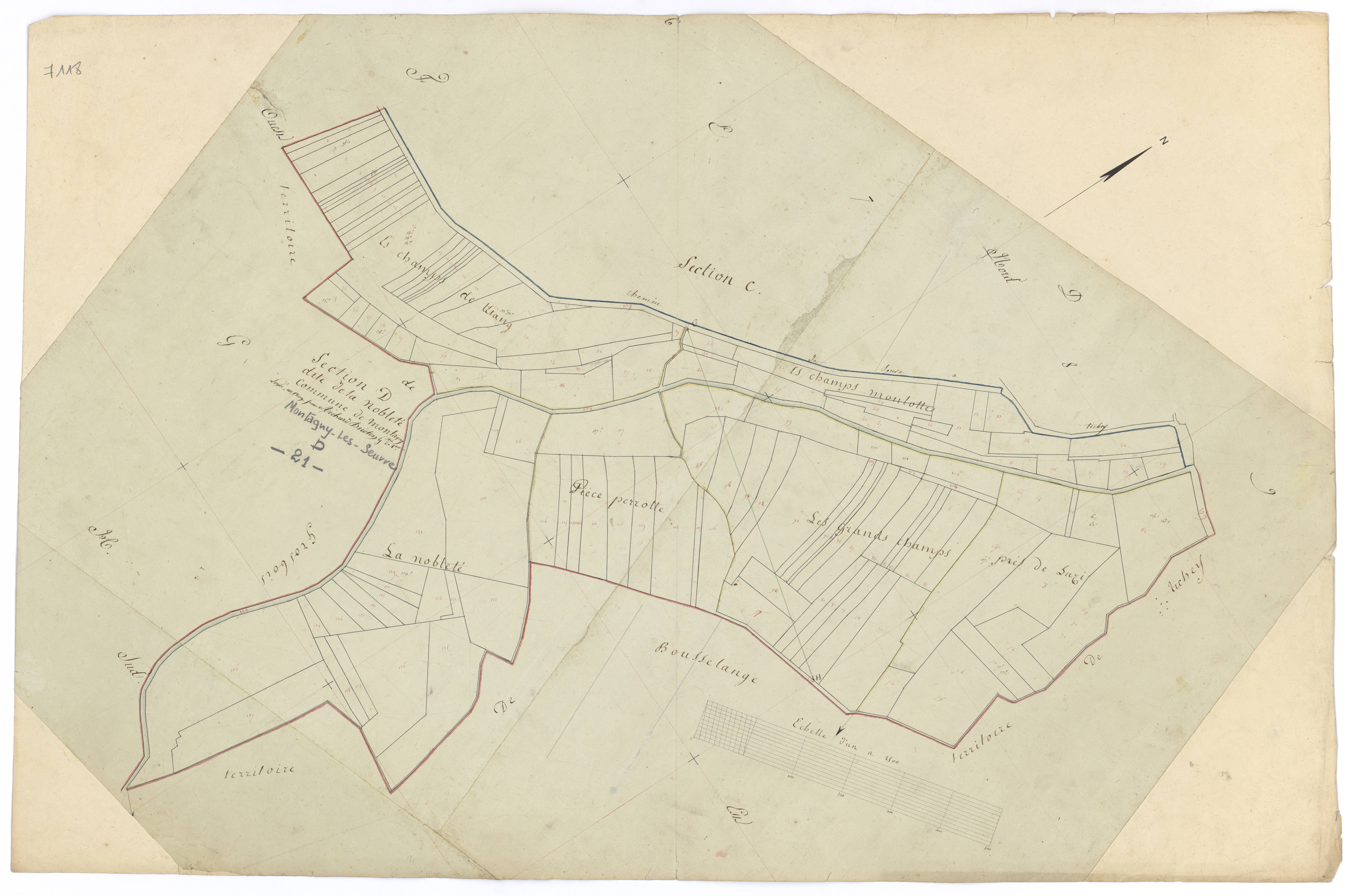 Montagny-lès-Seurre - Section C2 - 3 P PLAN 423/5