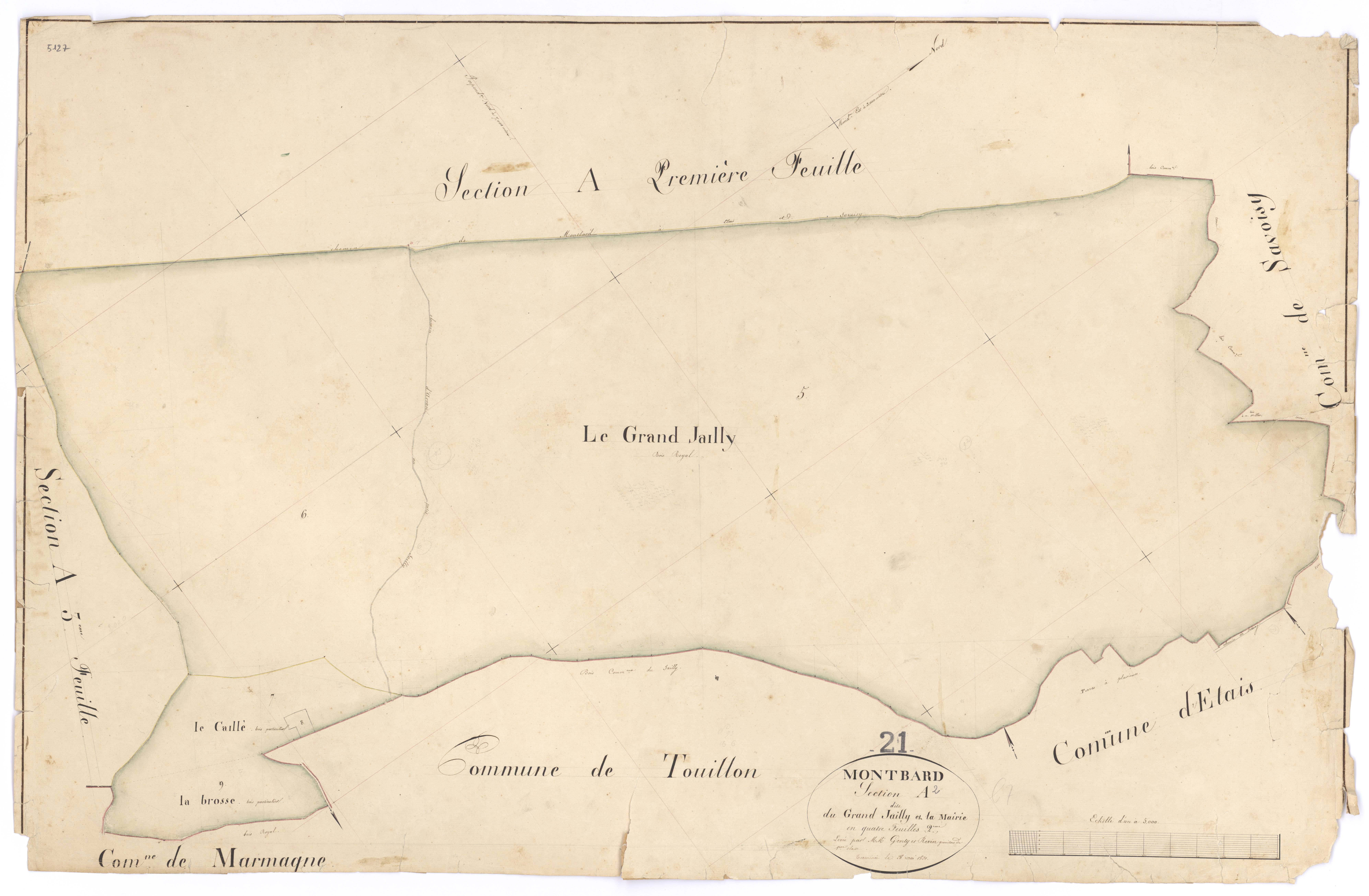 Montbard - Section A2 - 3 P PLAN 424/3