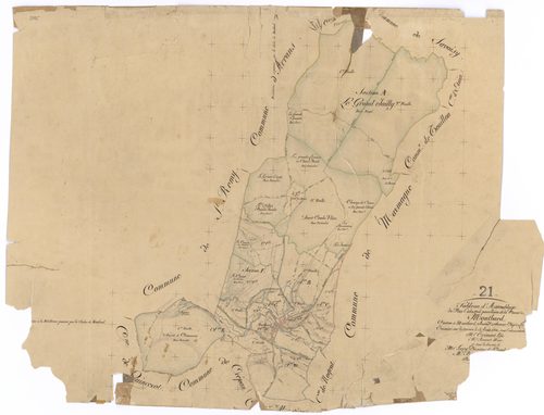 Montbard - Tableau d'assemblage - 3 P PLAN 424/1