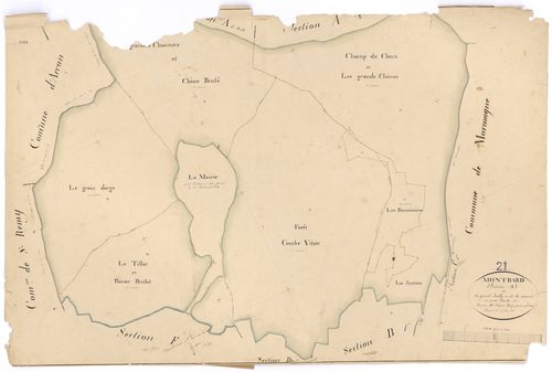 Montbard - Section A3 - 3 P PLAN 424/4