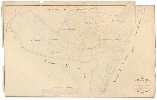 Montbard - Section B2 - 3 P PLAN 424/7
