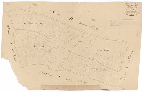 Montbard - Section D2 - 3 P PLAN 424/12