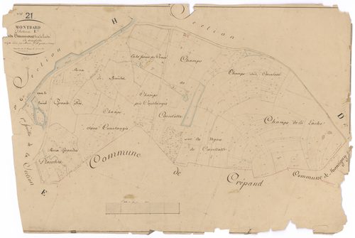 Montbard - Section E2 - 3 P PLAN 424/14