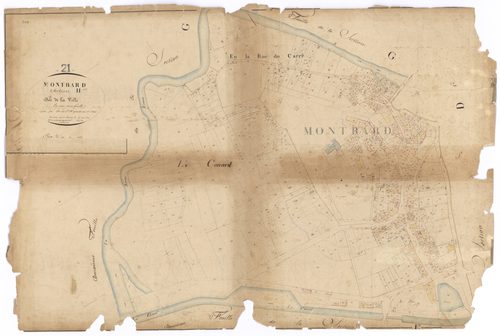 Montbard - Section H - 3 P PLAN 424/20
