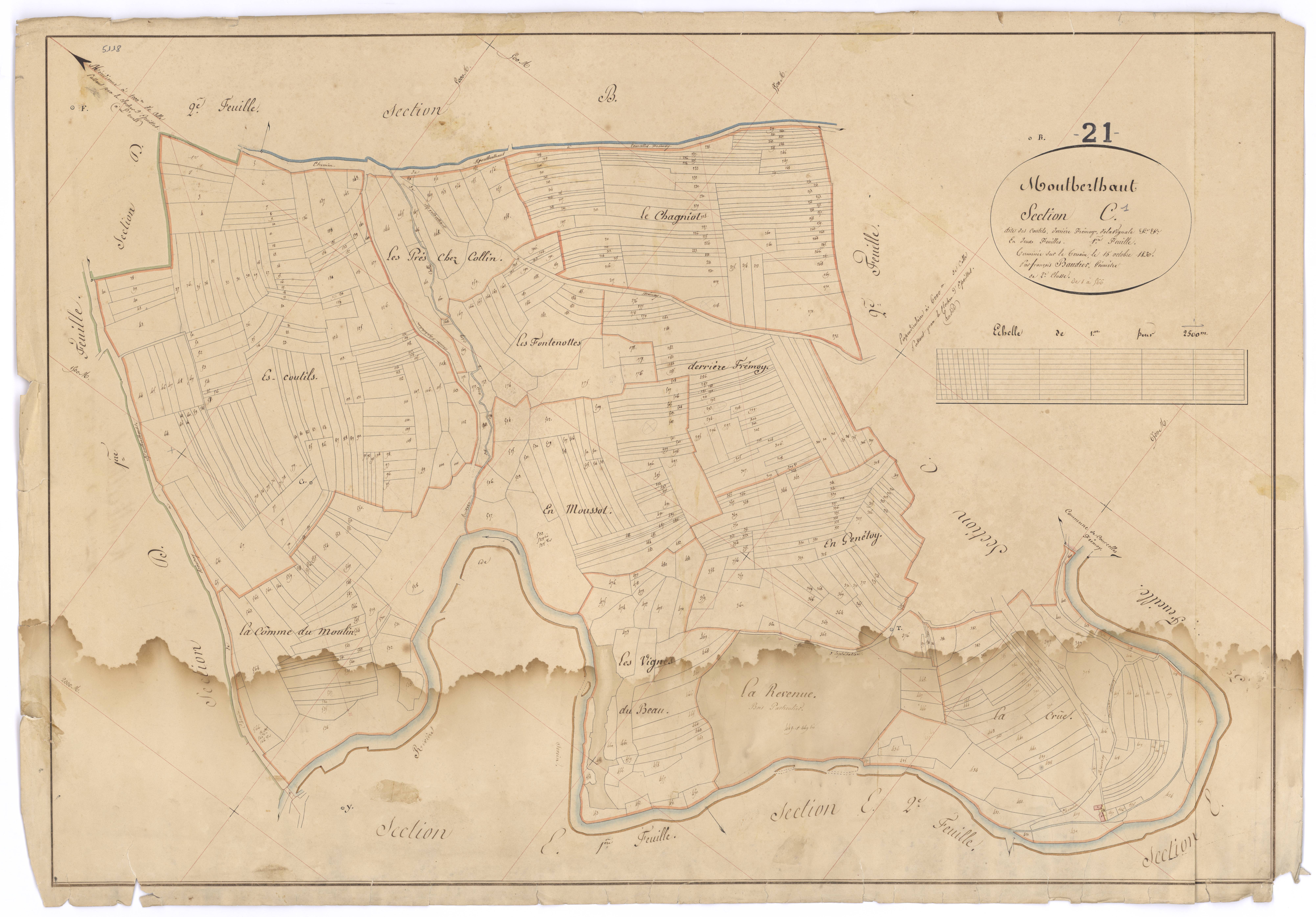 Montberthault - Section C1 - 3 P PLAN 425/4