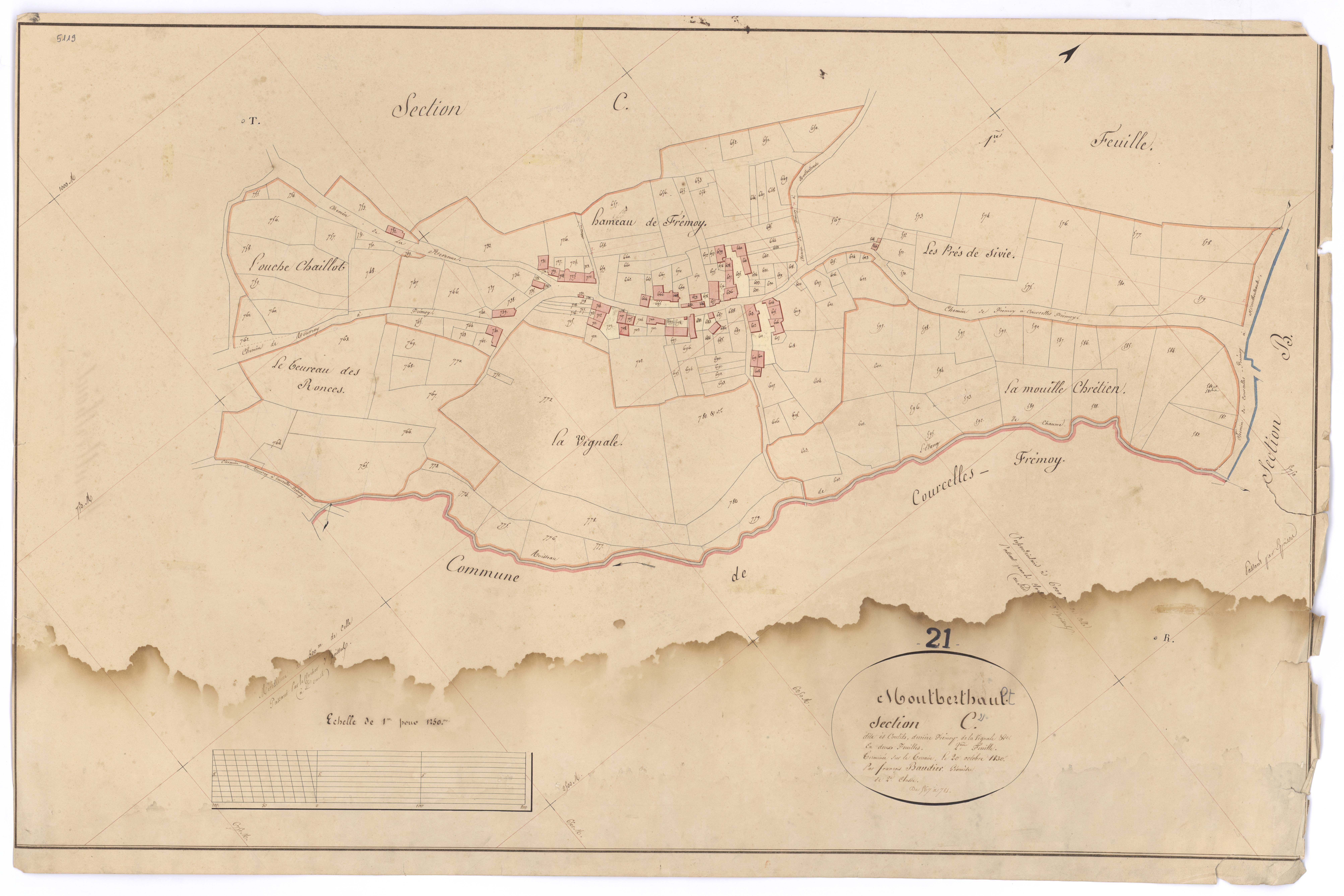 Montberthault - Section C2 - 3 P PLAN 425/5