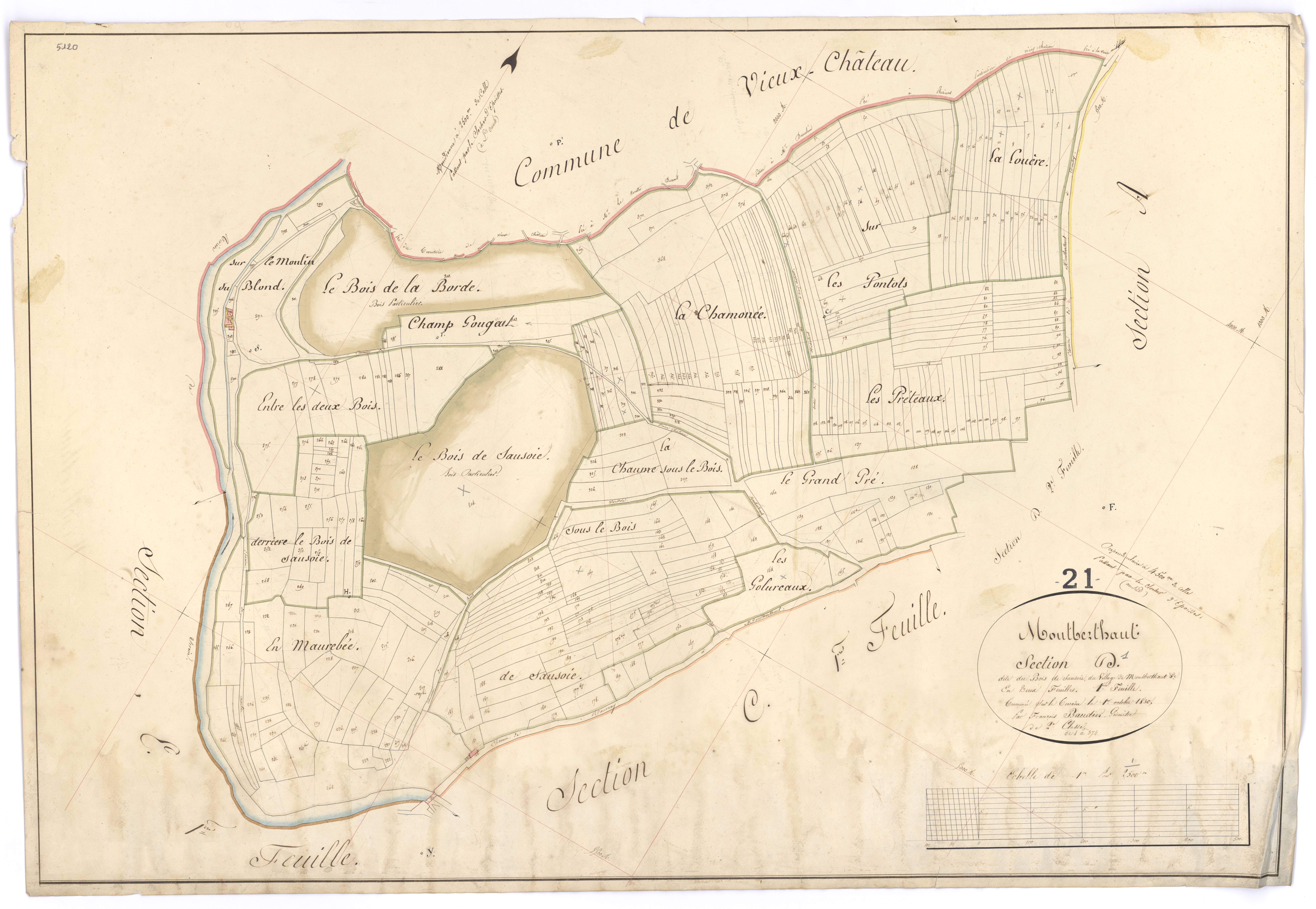 Montberthault - Section D1 - 3 P PLAN 425/6