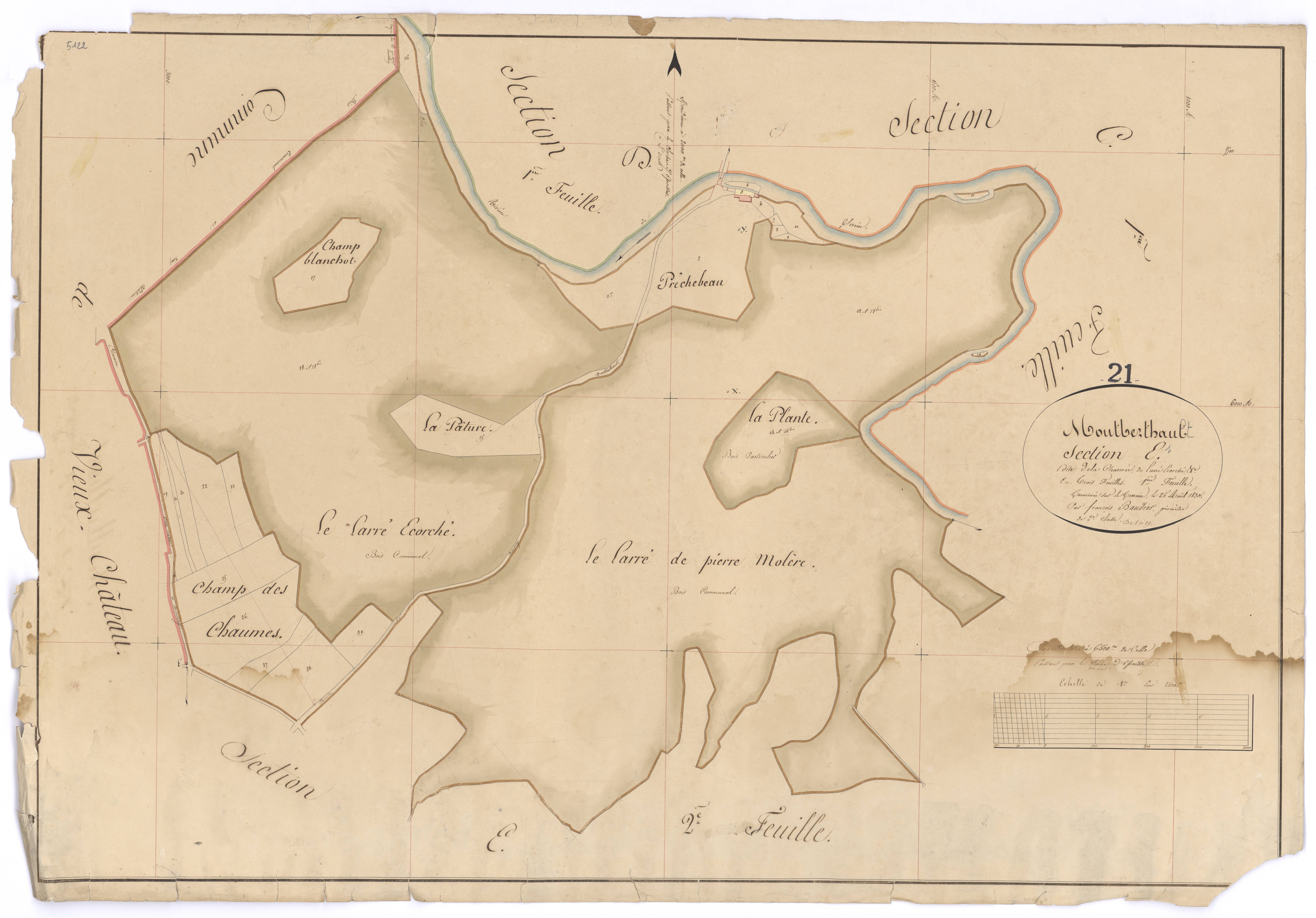 Montberthault - Section E1 - 3 P PLAN 425/8