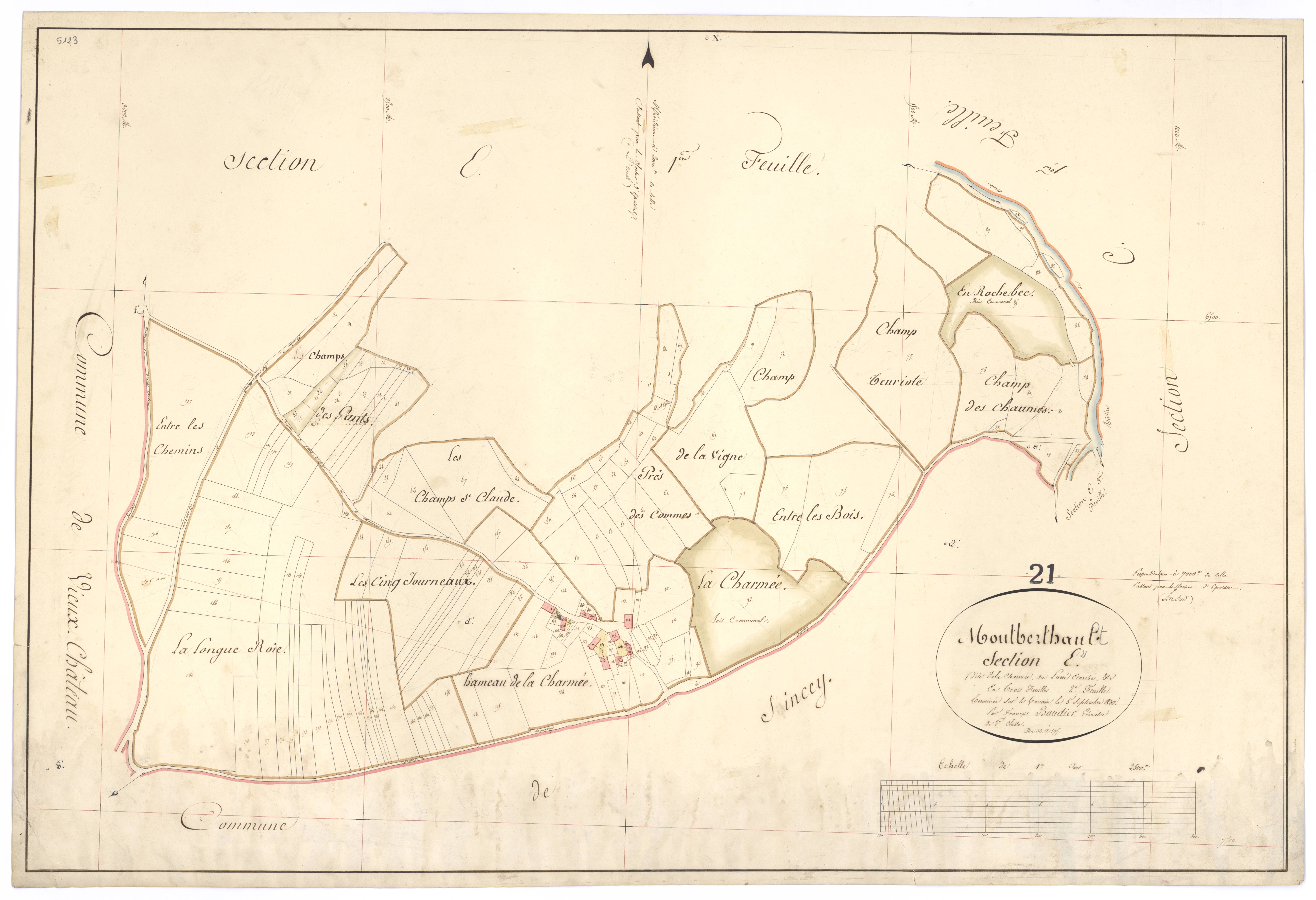 Montberthault - Section E2 - 3 P PLAN 425/9