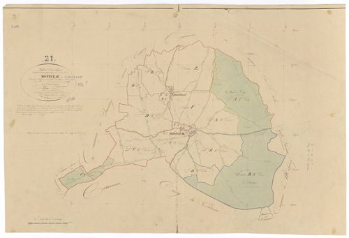 Montceau-et-Echarnant - Tableau d'assemblage 1 - 3 P PLAN 426/1