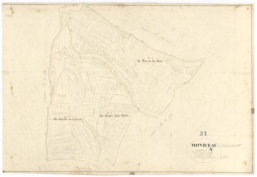 Montceau-et-Echarnant - Section A2 - 3 P PLAN 426/5