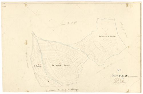 Montceau-et-Echarnant - Section B2 - 3 P PLAN 426/8